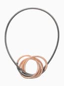 Браслет трансформируется в кулон «Обруч», d=8-24 см, металл, цвет золото, серебро