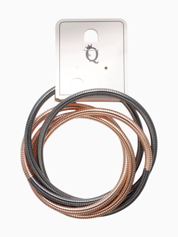 Браслет трансформируется в кулон «Обруч», d=8-24 см, металл, цвет золото, серебро