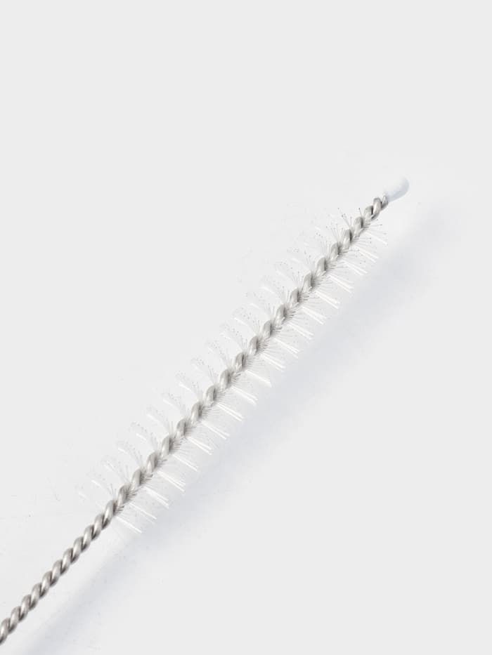 Набор трубочек «Симпл», 4 трубочки, с ёршиком, боросиликатное стекло, прозрачный