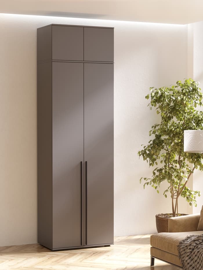 Шкаф – антресоль для двухстворчатого шкафа «Норд», 800×510×418 мм, цвет графит