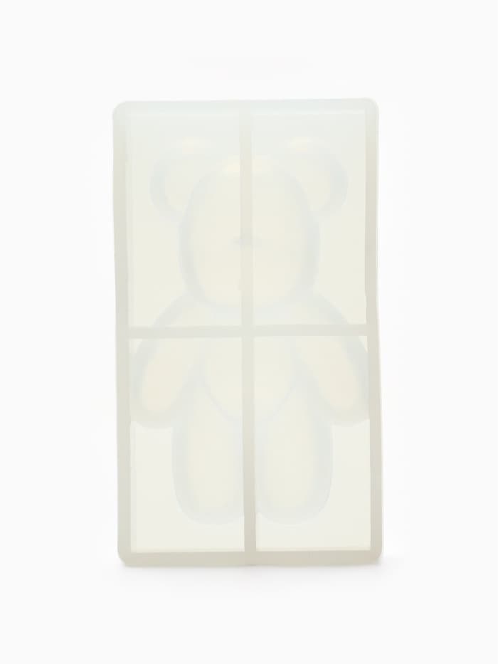 Набор для создания брелока из эпоксидной смолы «Мишка» с поталью