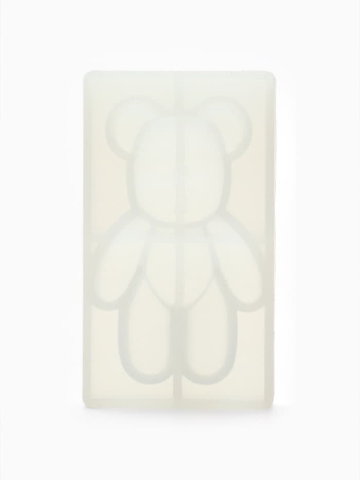 Набор для создания брелока из эпоксидной смолы «Мишка» с блёстками