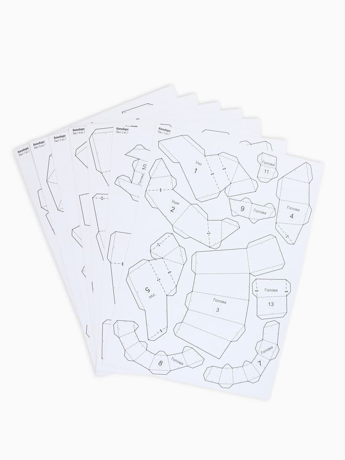 Набор для создания полигональной фигуры «Лошадка на Новый Год»