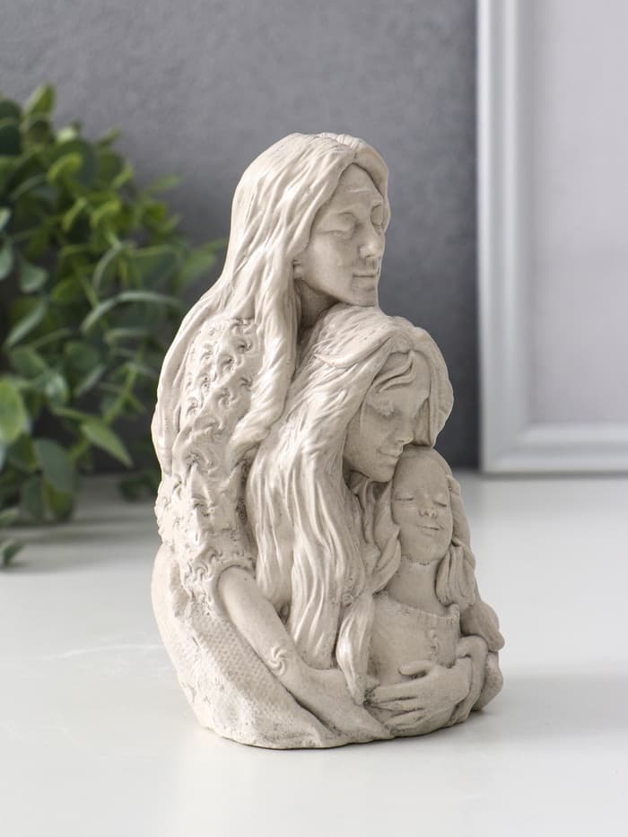 Фигурка - оберег «Сила рода», декоративная, 14×9.5×7 см, под камень