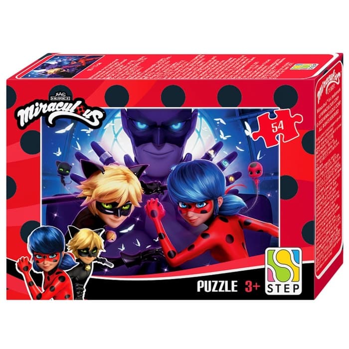 Пазл «Леди Баг и Супер-Кот», 54 элемента, МИКС