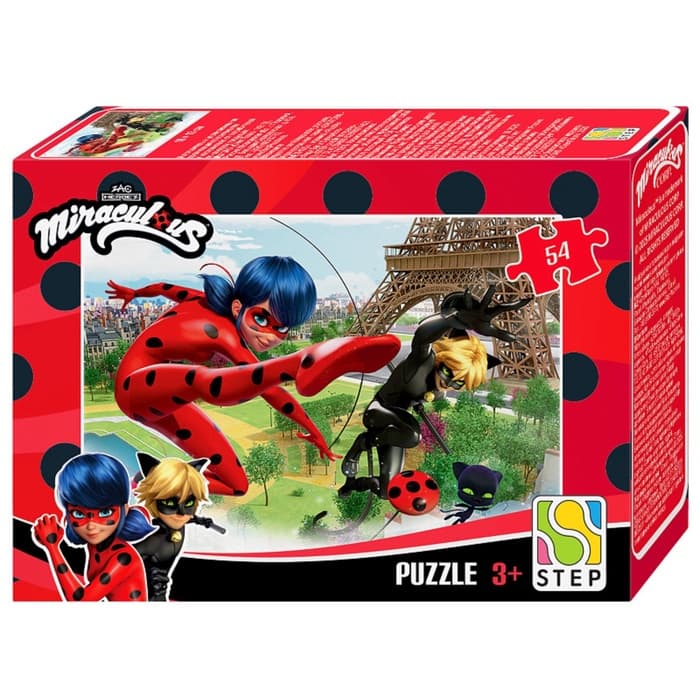 Пазл «Леди Баг и Супер-Кот», 54 элемента, МИКС