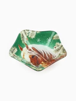 Соусник стеклянный новогодний «С новым годом», 10.8×10.3 см, стекло