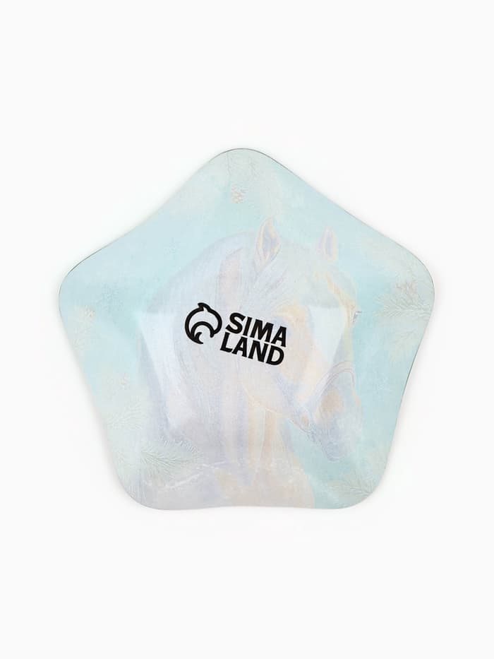 Соусник стеклянный новогодний «С новым годом», 10.8×10.3 см, стекло