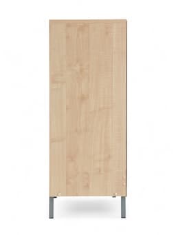 Шкаф для обуви, с полками на металлокаркасе, 850×350×900 мм, цвет клён танзау