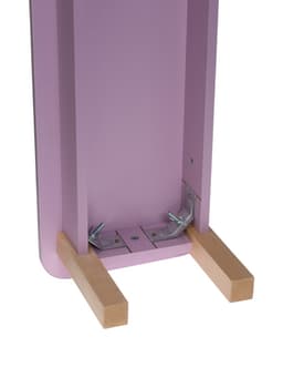 Скамейка детская «Скандинавия», 1240×300×246 мм, цвет фиолетовый