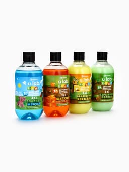 Детский шампунь-гель-пена 3в1, 500 мл, аромат сладкая жвачка, U LAB