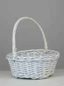 Корзина плетёная Des, ива, белый