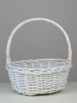 Корзина плетёная Des, ива, белый