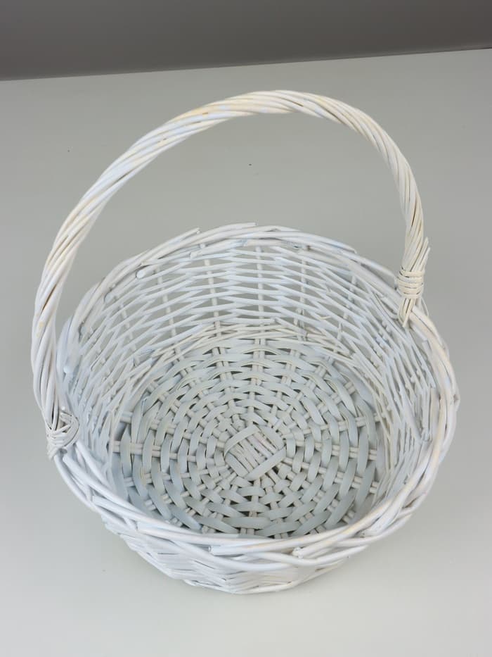 Корзина плетёная Des, ива, белый