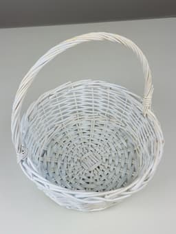 Корзина плетёная Des, ива, белый