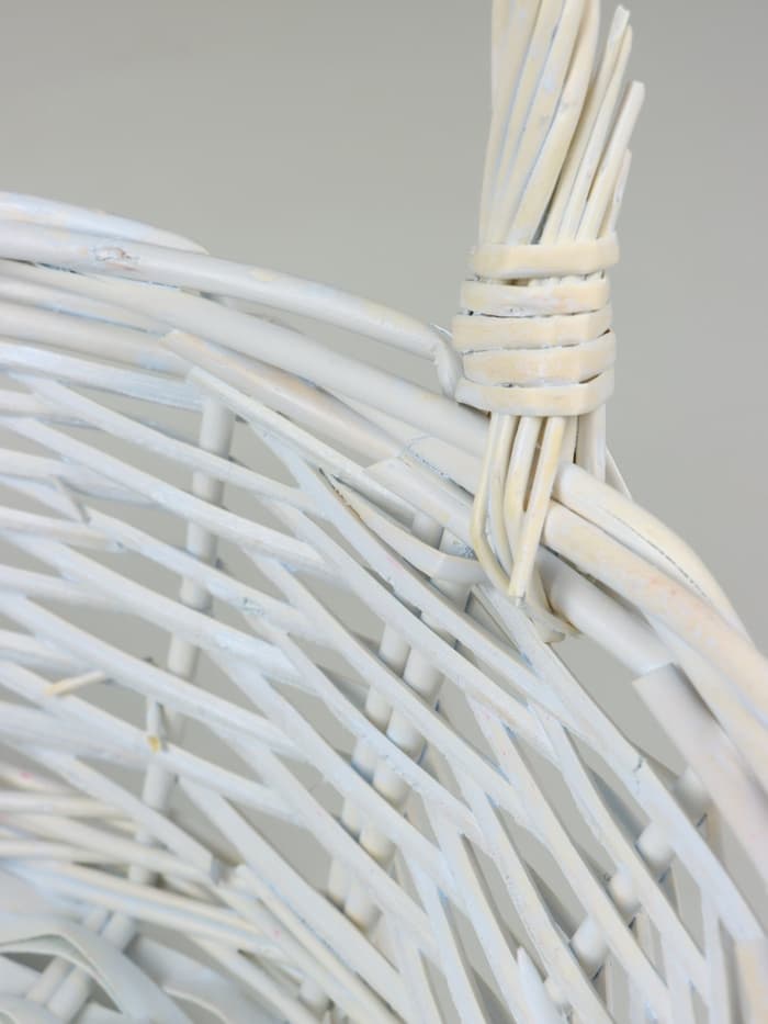 Корзина плетёная Des, ива, белый