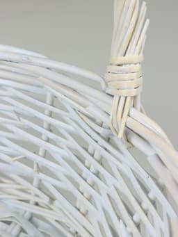 Корзина плетёная Des, ива, белый
