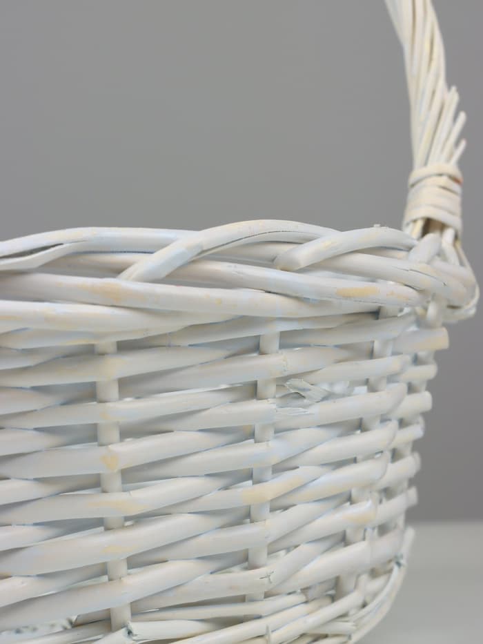 Корзина плетёная Des, ива, белый