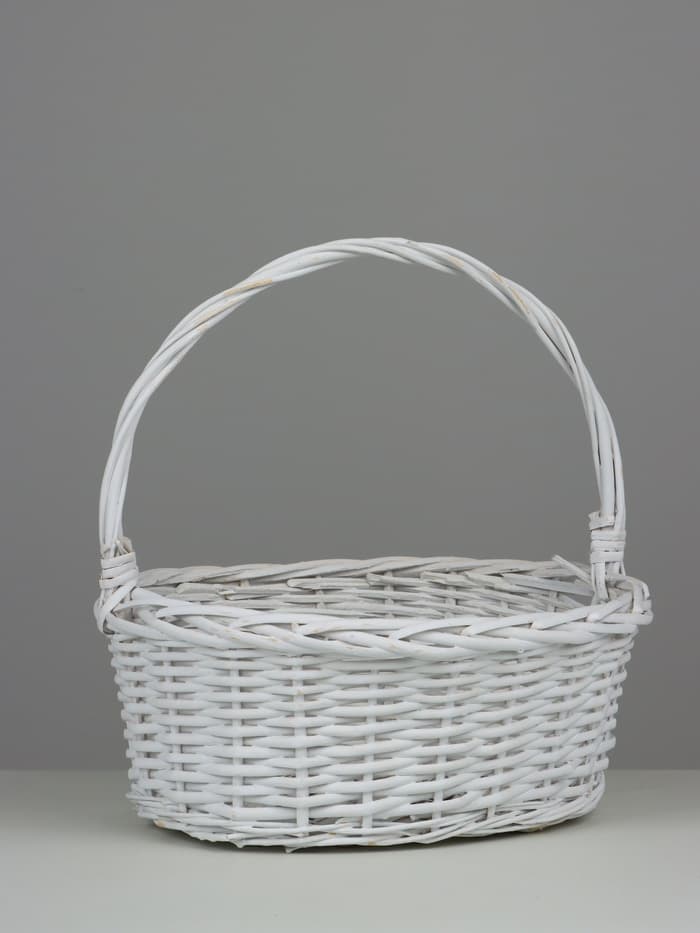Набор корзин плетёных Flagstaff, ива, 3 шт., белый