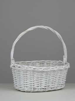 Набор корзин плетёных Flagstaff, ива, 3 шт., белый