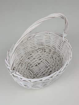 Набор корзин плетёных Flagstaff, ива, 3 шт., белый