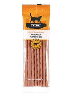 Колбаски Сливочные для кошек Золотая коллекция 30 г