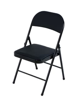 Стул складной «Клик Мебель», экокожа, цвет чёрный
