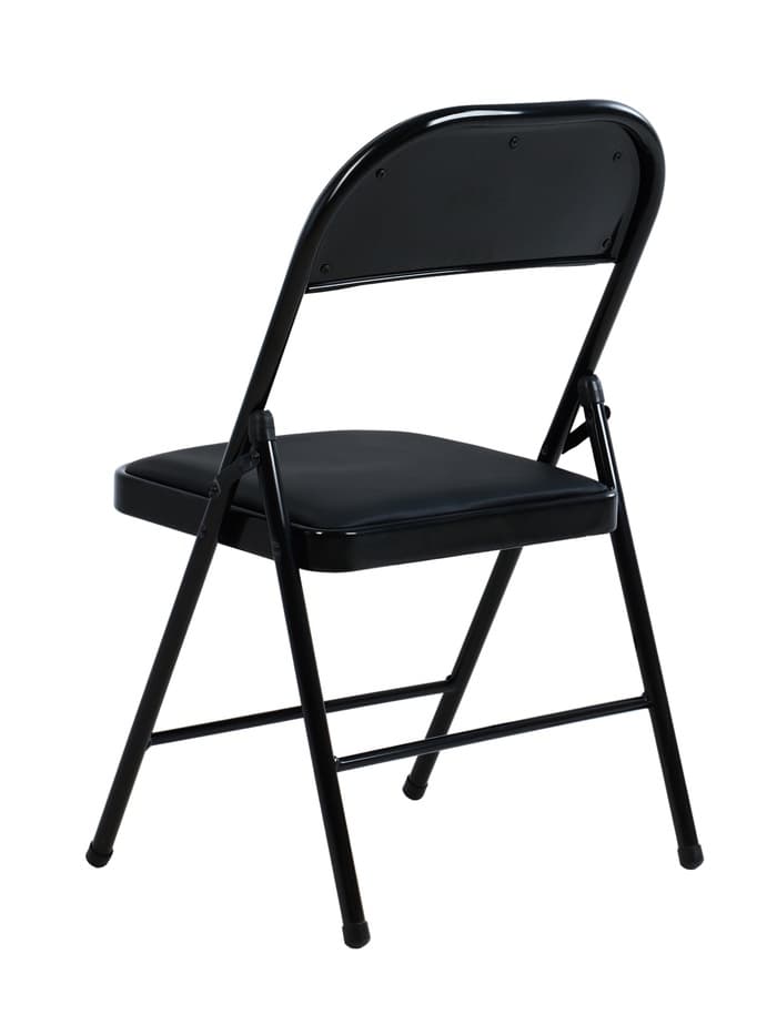 Стул складной «Клик Мебель», экокожа, цвет чёрный