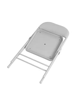 Стул складной «Клик Мебель», экокожа, цвет белый