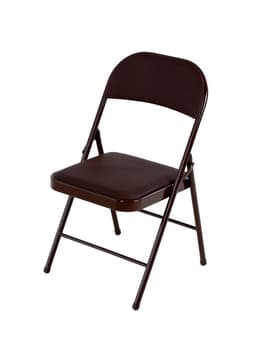 Стул складной «Клик Мебель», экокожа, цвет коричневый