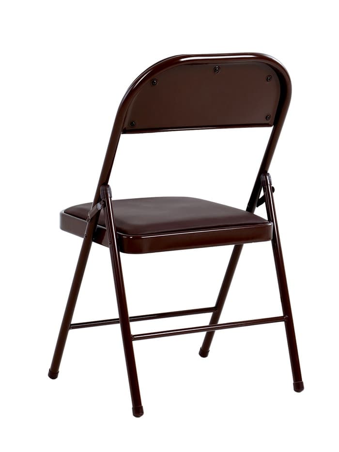 Стул складной «Клик Мебель», экокожа, цвет коричневый