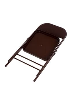 Стул складной «Клик Мебель», экокожа, цвет коричневый