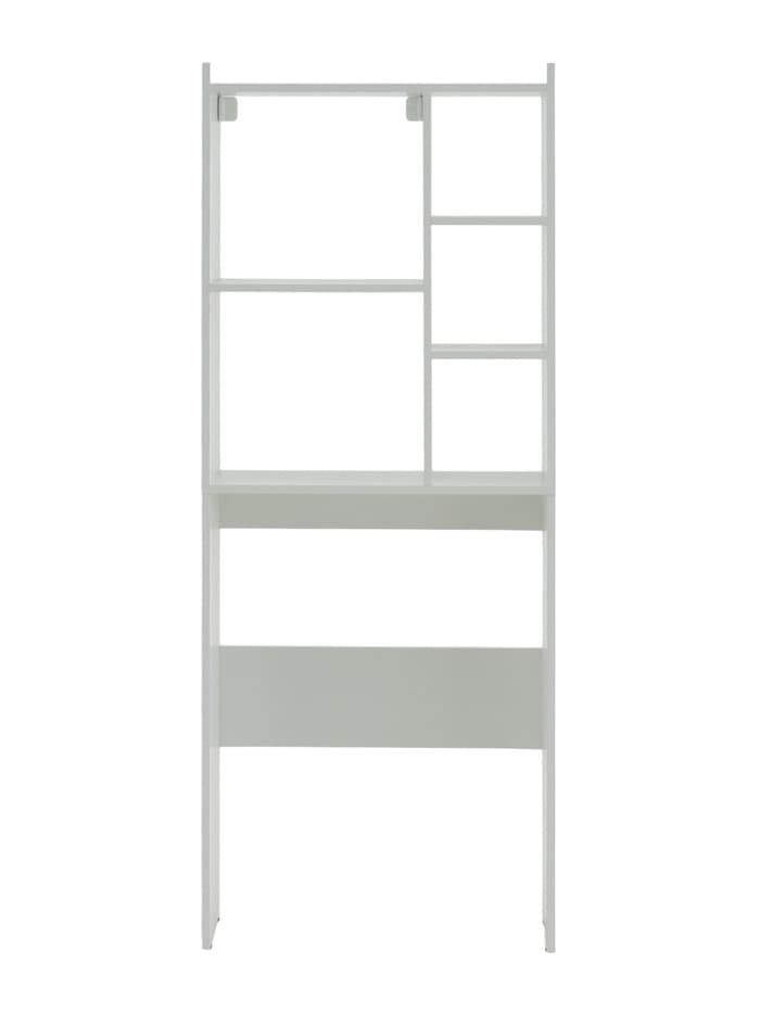 Стеллаж напольный «Комфорт» №1, над стиральной машиной, 673×220×1696 мм, цвет белый