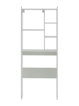Стеллаж напольный «Комфорт» №1, над стиральной машиной, 673×220×1696 мм, цвет белый