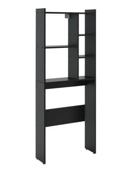 Стеллаж напольный «Комфорт» №1, над стиральной машиной, 673×220×1696 мм, цвет графит