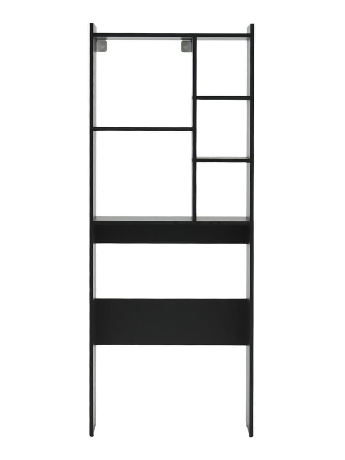 Стеллаж напольный «Комфорт» №1, над стиральной машиной, 673×220×1696 мм, цвет графит
