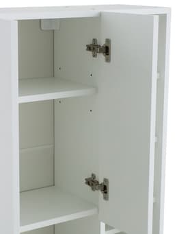 Стеллаж напольный «Комфорт» №2, над стиральной машиной, 640×250×1700 мм, цвет белый