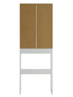 Шкаф над стиральный машиной «Комфорт», 640×306×1780 мм, цвет белый