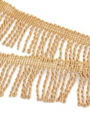 Тесьма декоративная «Бахрома» жгут, 6.5 см, 20 м±0.5, золотистая