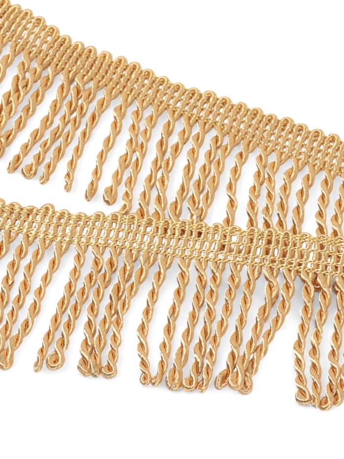 Тесьма декоративная «Бахрома» жгут, 6.5 см, 20 м±0.5, золотистая