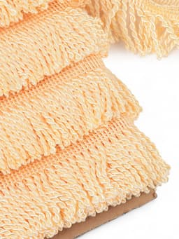 Тесьма декоративная «Бахрома» жгут, 6.5 см, 20 м±0.5, молочная