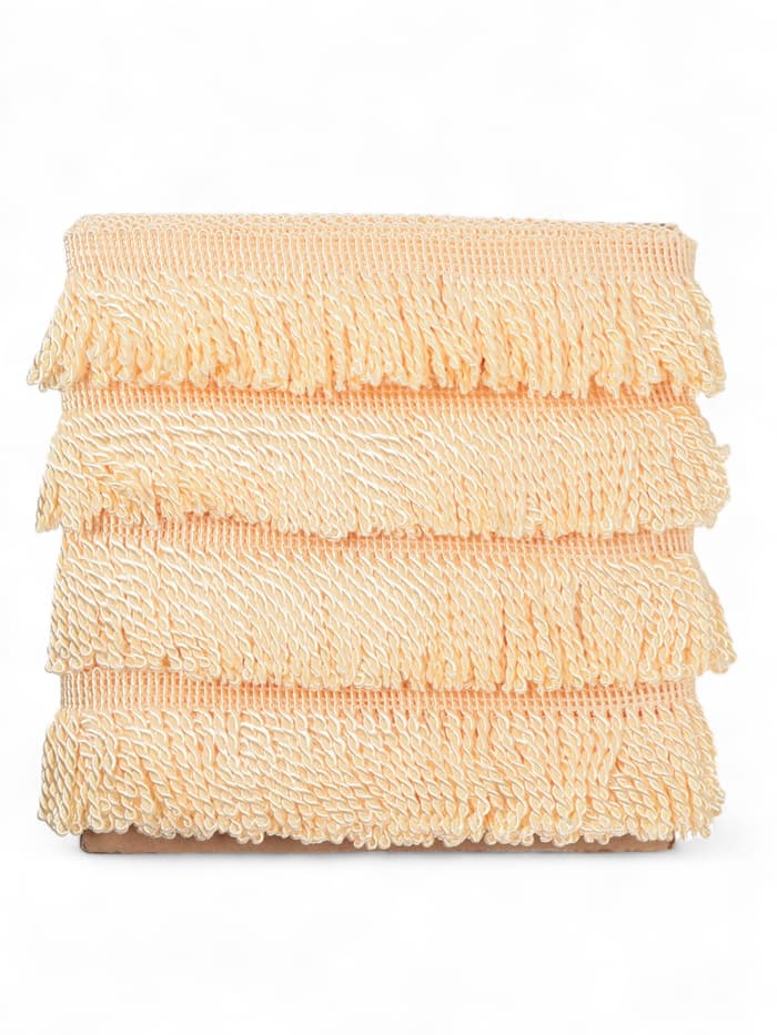 Тесьма декоративная «Бахрома» жгут, 6.5 см, 20 м±0.5, молочная