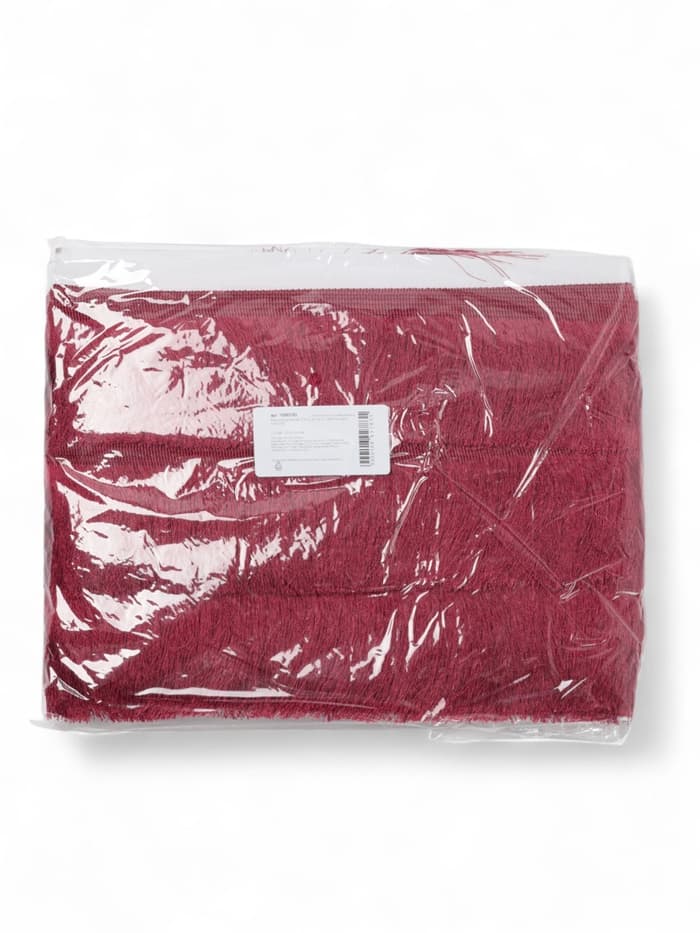 Тесьма декоративная «Бахрома» одинарная, 6.5 см, 20 м±0.5, бордовая