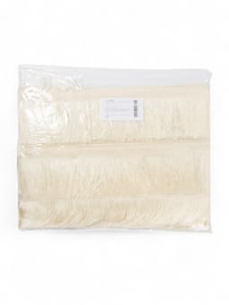 Тесьма декоративная «Бахрома» одинарная, 6.5 см, 20 м±0.5, молочная