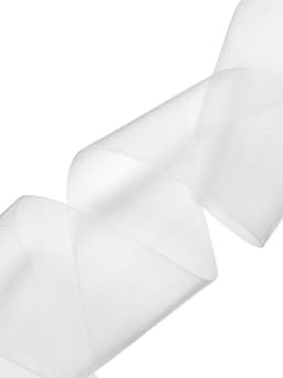 Лента шторная, длина 10 м±0.5, ширина 9 см, белая