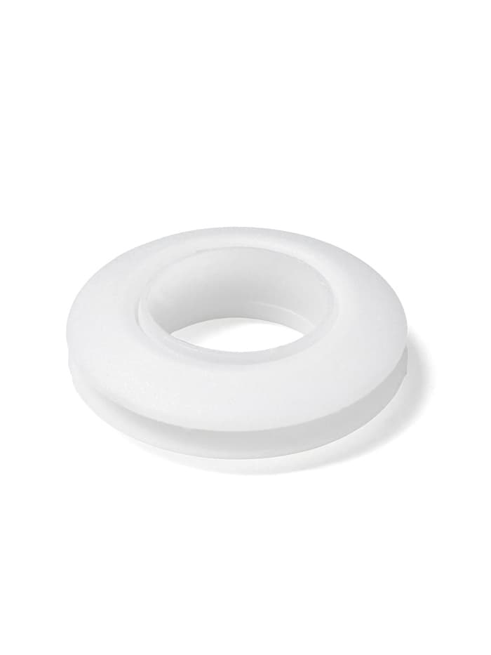 Люверсы для штор, d=15.5/26.5 мм, набор 100 шт., белые