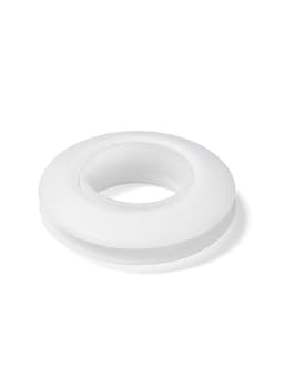 Люверсы для штор, d=15.5/26.5 мм, набор 100 шт., белые