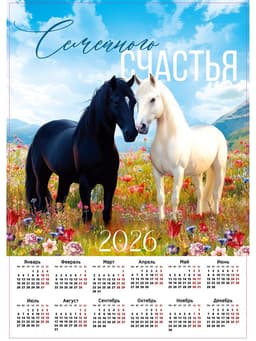 Календарь 2026 настенный «Семейного счастья», А2