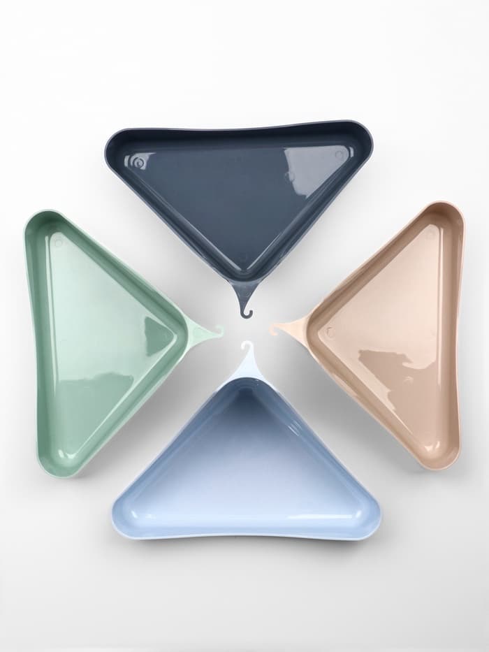 Туалет для грызунов, 33×19×18 см, угловой, пластик, цвет МИКС