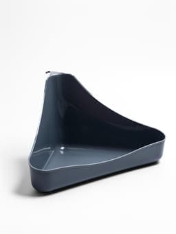 Туалет для грызунов, 33×19×18 см, угловой, пластик, цвет МИКС